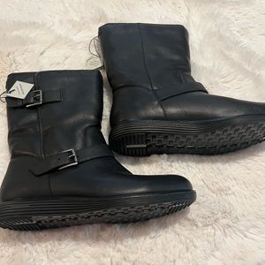 Cole Haan Moto Grand Boots Waterproof New Without Box
